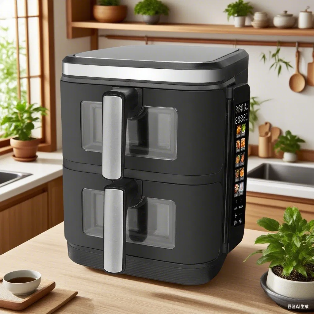 11L Double Basket Air Fryer 2025 New Model Large Capacity High Quality Visual Window Hot Sale