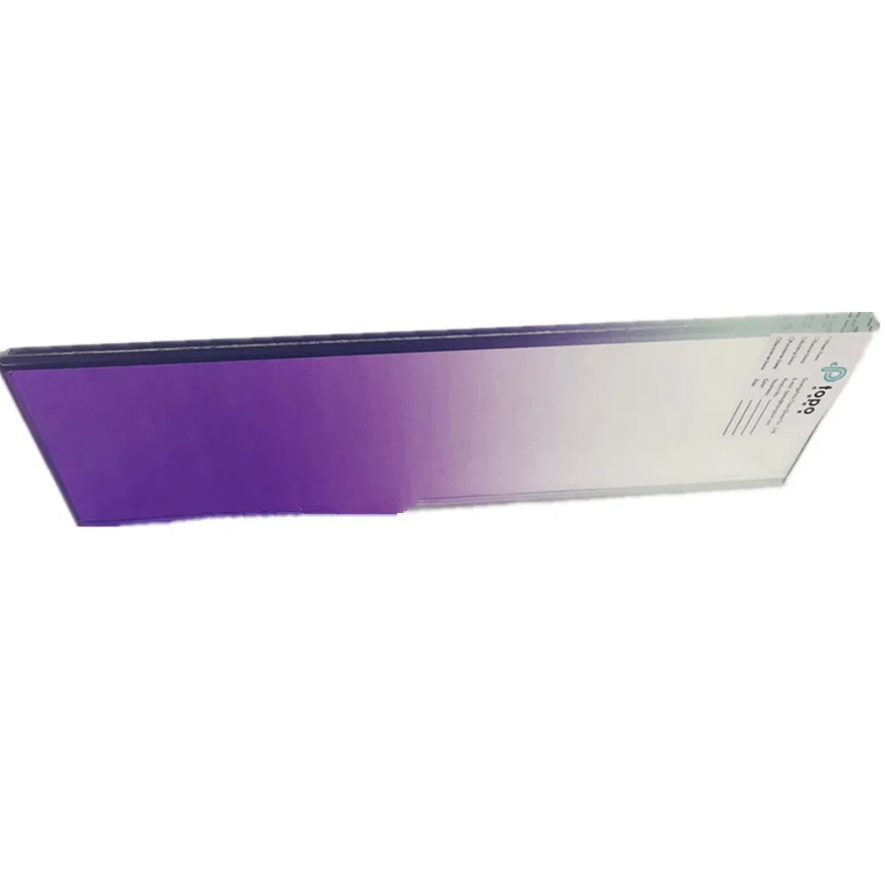 Gradient Purple Laminated PVB Glass for Building (LG-TP)