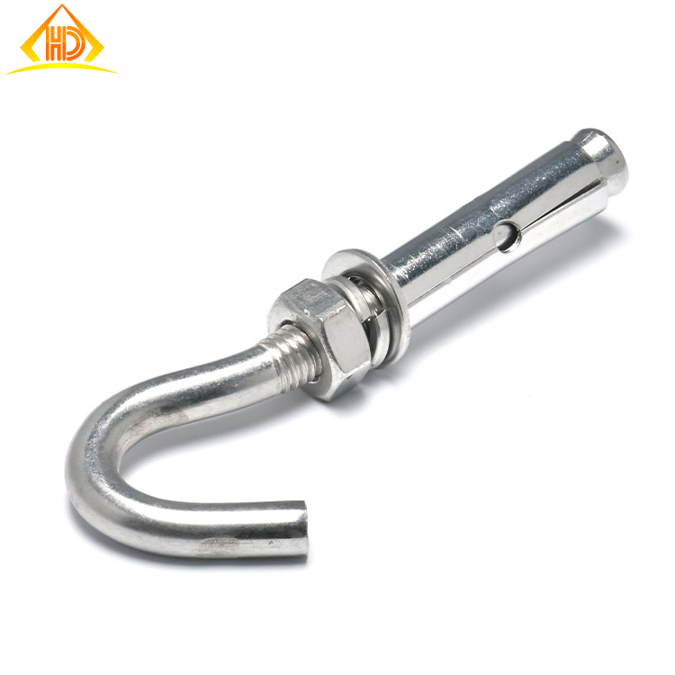 Анкерный болт J-типа с гильзой, сталь, оцинкованный