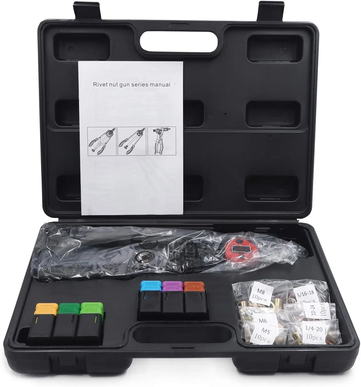 Factory Direct Sales Heavy Duty Manual Riveter Guns Hand Riveting Tool M3-M10 Hand Rivet Nut Gun