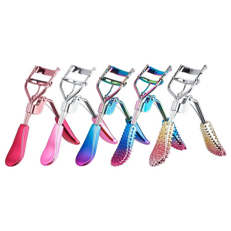 OEM Hot Sale Matte Black Metal Makeup Cosmetic Eyelash Curler