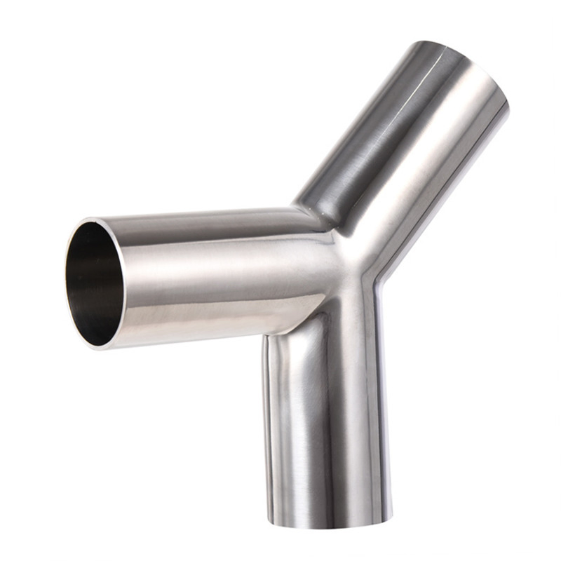 3A DIN SMS Sanitary Stainless Steel 304 316L Weld Cross Pipe Fitting