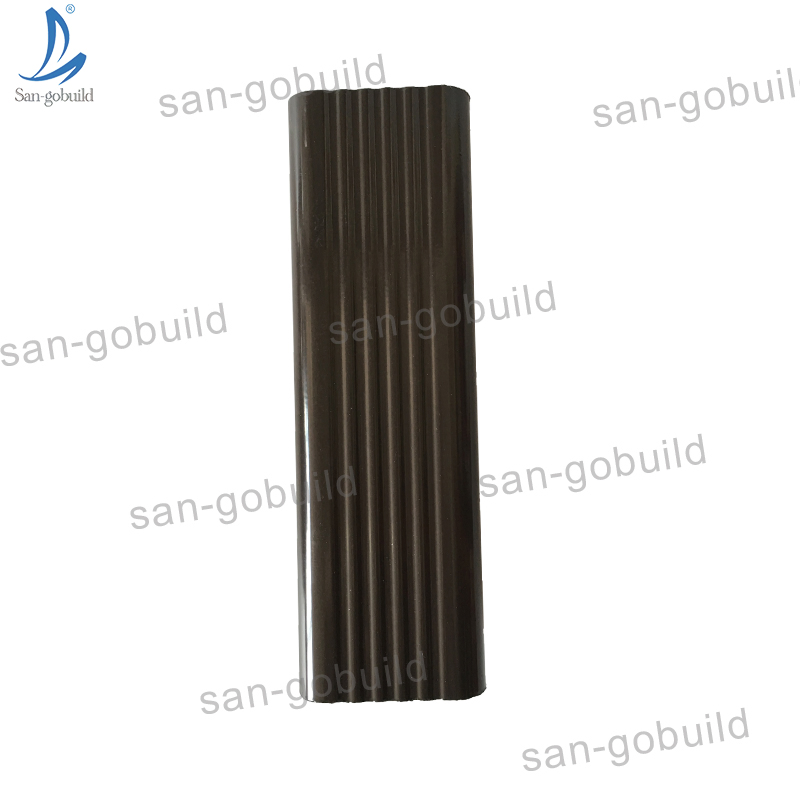 Easy to Install Rich Colors K Style Gutter Downspout 5 Inch Aluminum Rain Gutter