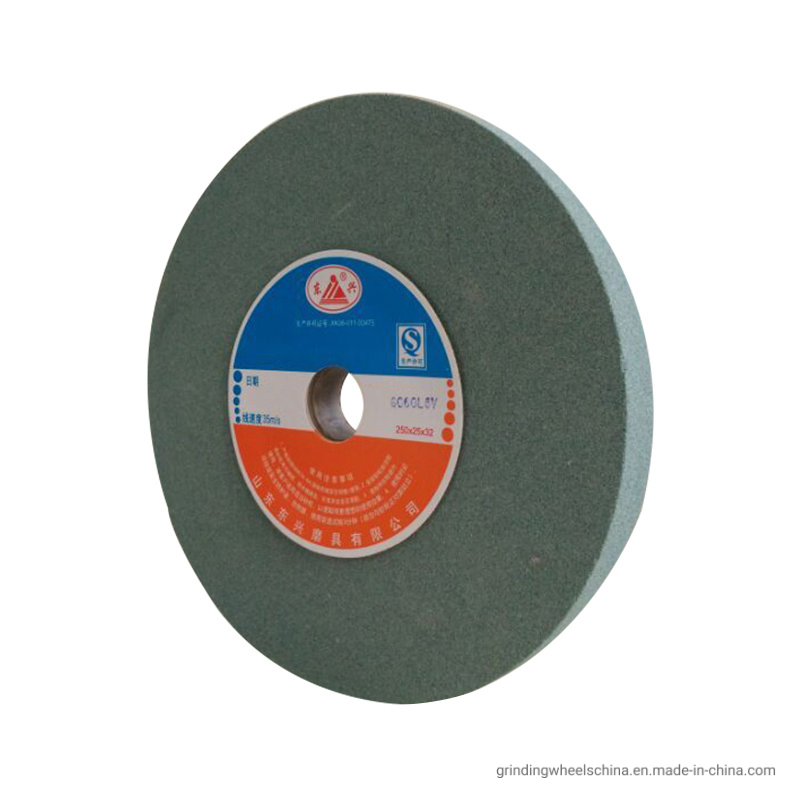 8 Inch 200X25X31.75mm Green Silicon Carbide Abrasive Grinding Disc Wheel for Bench Grinder and Sharpening Carbide Tools