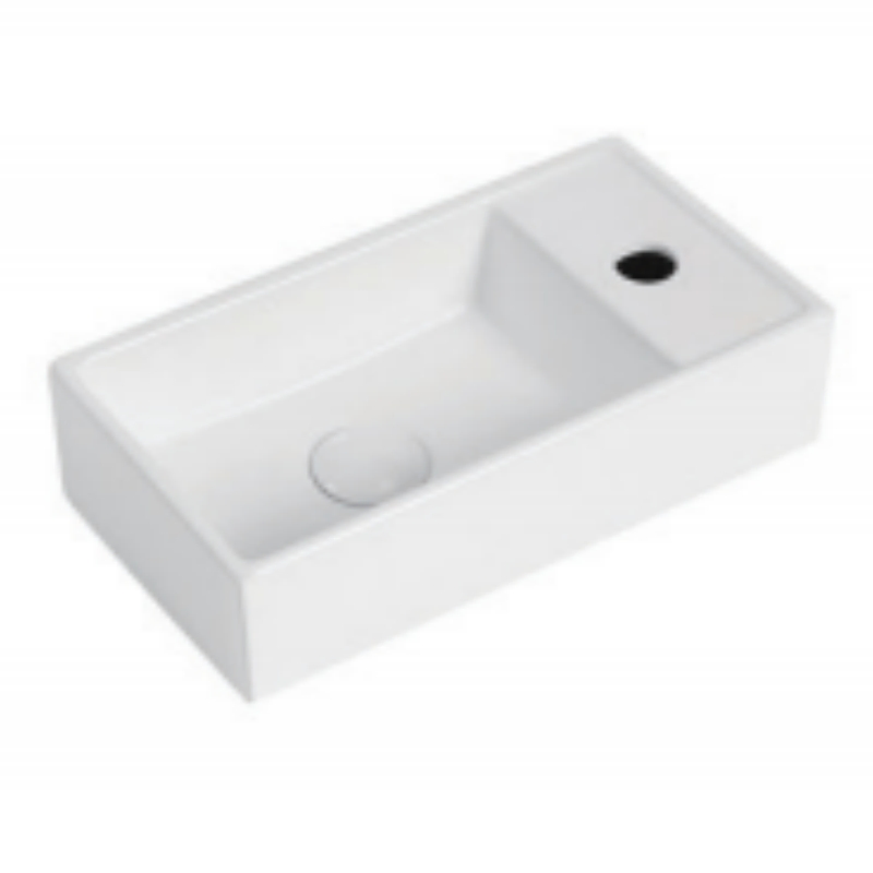 Chanda High-End Sanitary Ware Bathroom Wash Sink Ceramic Wall Hung Basin