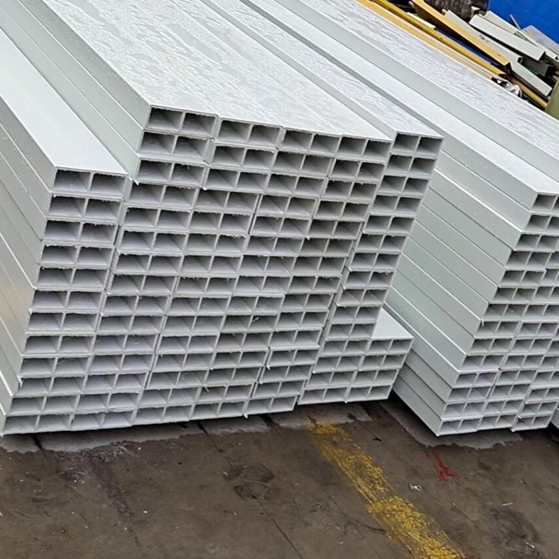 High Strength Pultruded Fiberglass Beam GRP Profile Roof Truss FRP Purlin