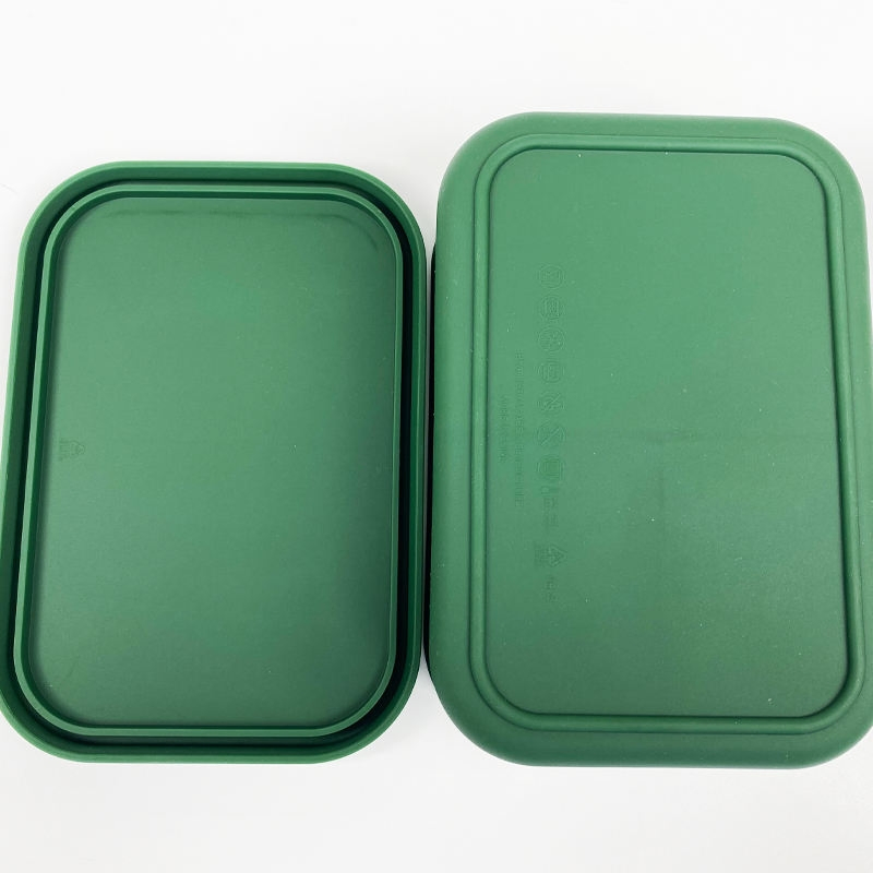 Durable Collapsible Silicone Food Storage Container for Healthy Lunches