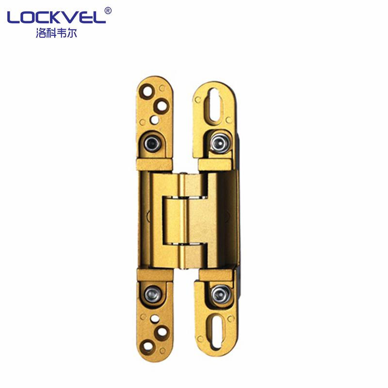 Zinc Alloy 3D Concealed Hinge Adjustment Metal/Wooden Door Hinge