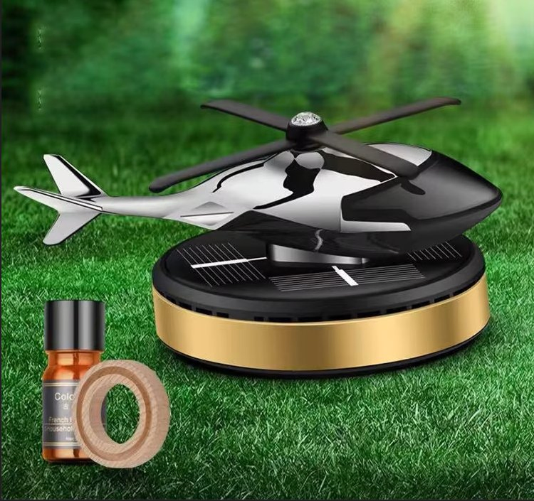 Stylish Solar Rotary Air Freshener for Cars and Airplanes