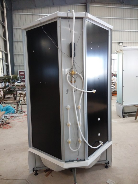 Aquacubic Luxury Bathroom Steam Shower Room with Whirlpool Shower Room and Bathtub