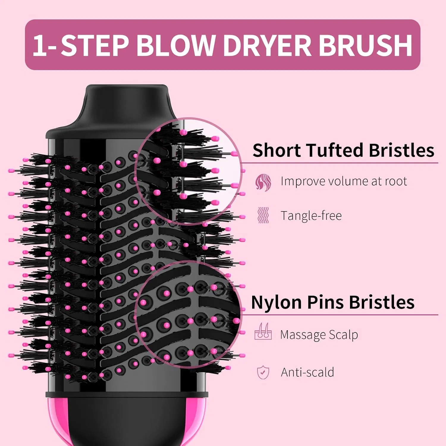 Hair Dryer and Styler Volumizer Hair Dryer Brush Blow Dryer Brush