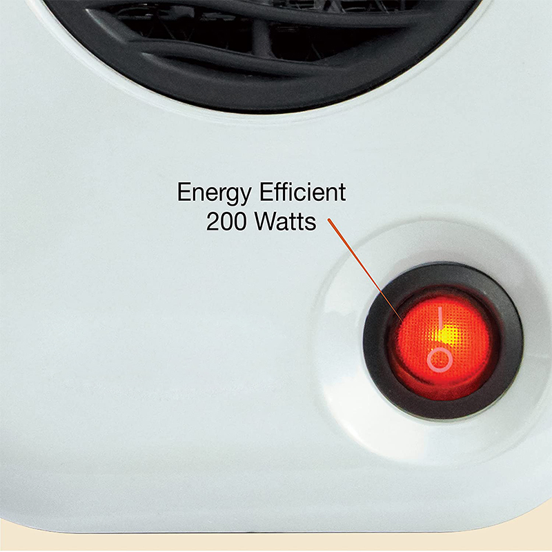 Mini Portable Ceramic Table Warm Air Home Electric with Button Office Desk 600W Personal PTC Fan Heater