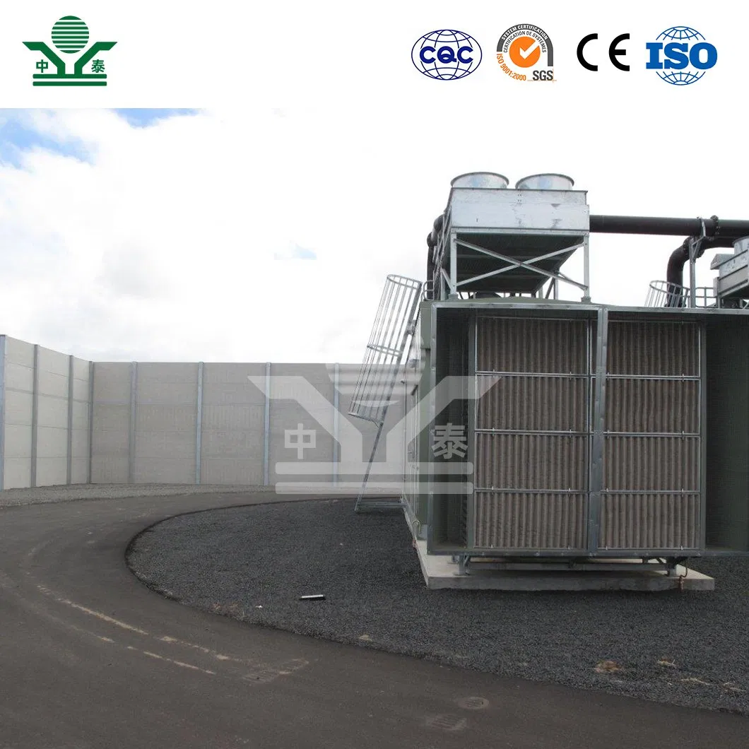 Zhongtai Backyard Noise Barrier China Manufacturing External Noise Barriers 1.0mm 1.2mm 1.5mm Thickness Cooling Tower Sound Barrier