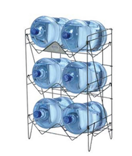 Wholesale Standalone Metal 5-Gallon Water Bottles and Bottle Racks