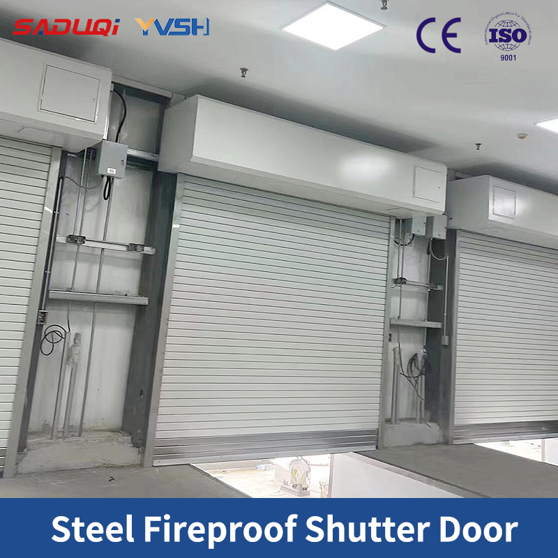 China Automatic New Interior High-Quality Internal Fire Safety Solution Security Rolling Steel Fireproof Roller Shutter Door