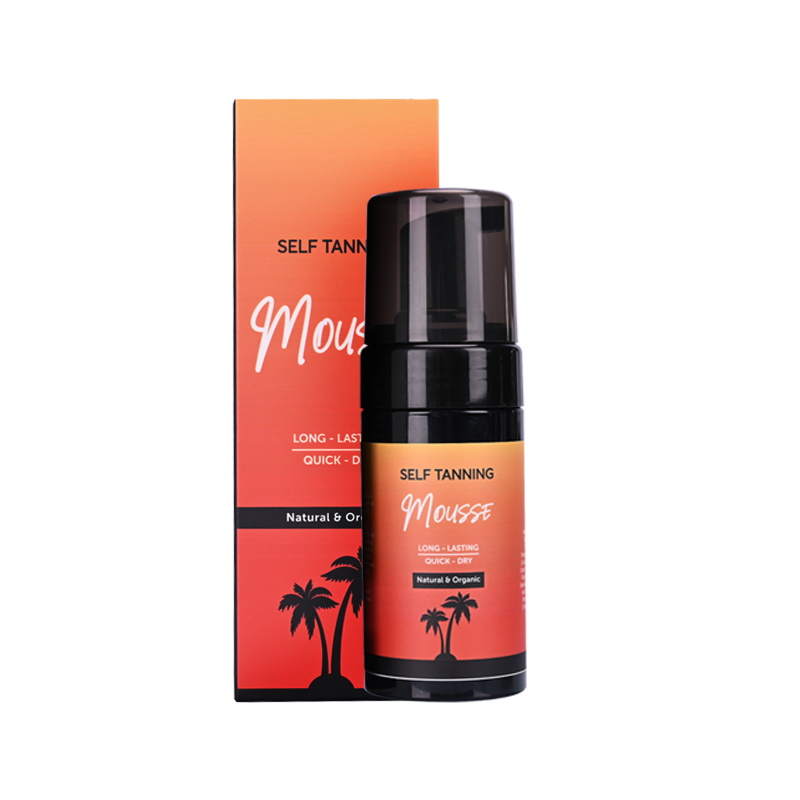 Beauty Cosmetics Skin Care Natural Ingredients Self Tanning Mousse Dark Tan Self Tanning Mousse