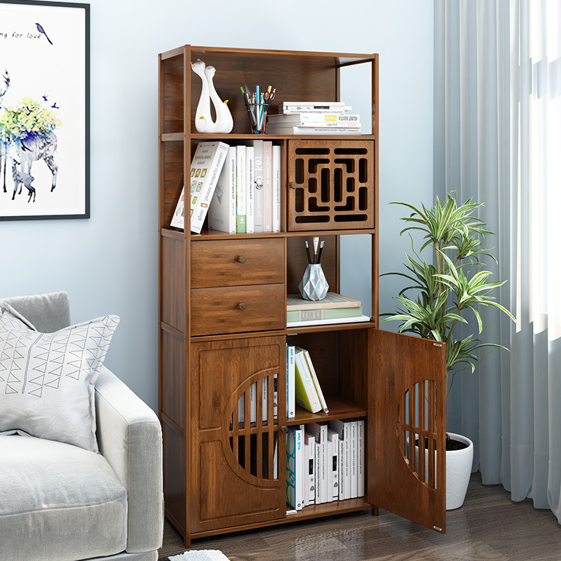 Custom Logo Cabinet Floor Book Flower Display Stand