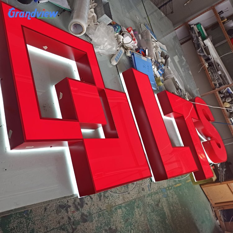 Waterproof Decoration LED Electric Display Letter Signboard 3D Acrylic Channel Letter Sign