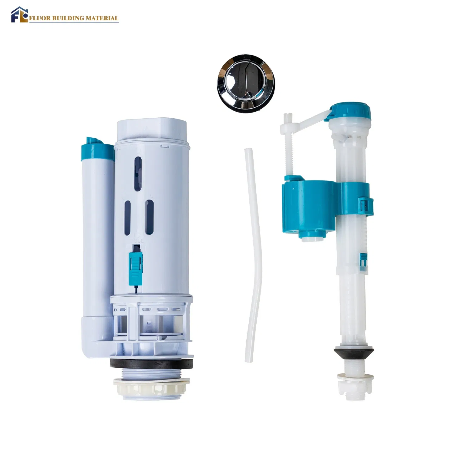Fluor Two Piece Toilet Bowl Flush Mechaism Inlet and Outlet Water Valve