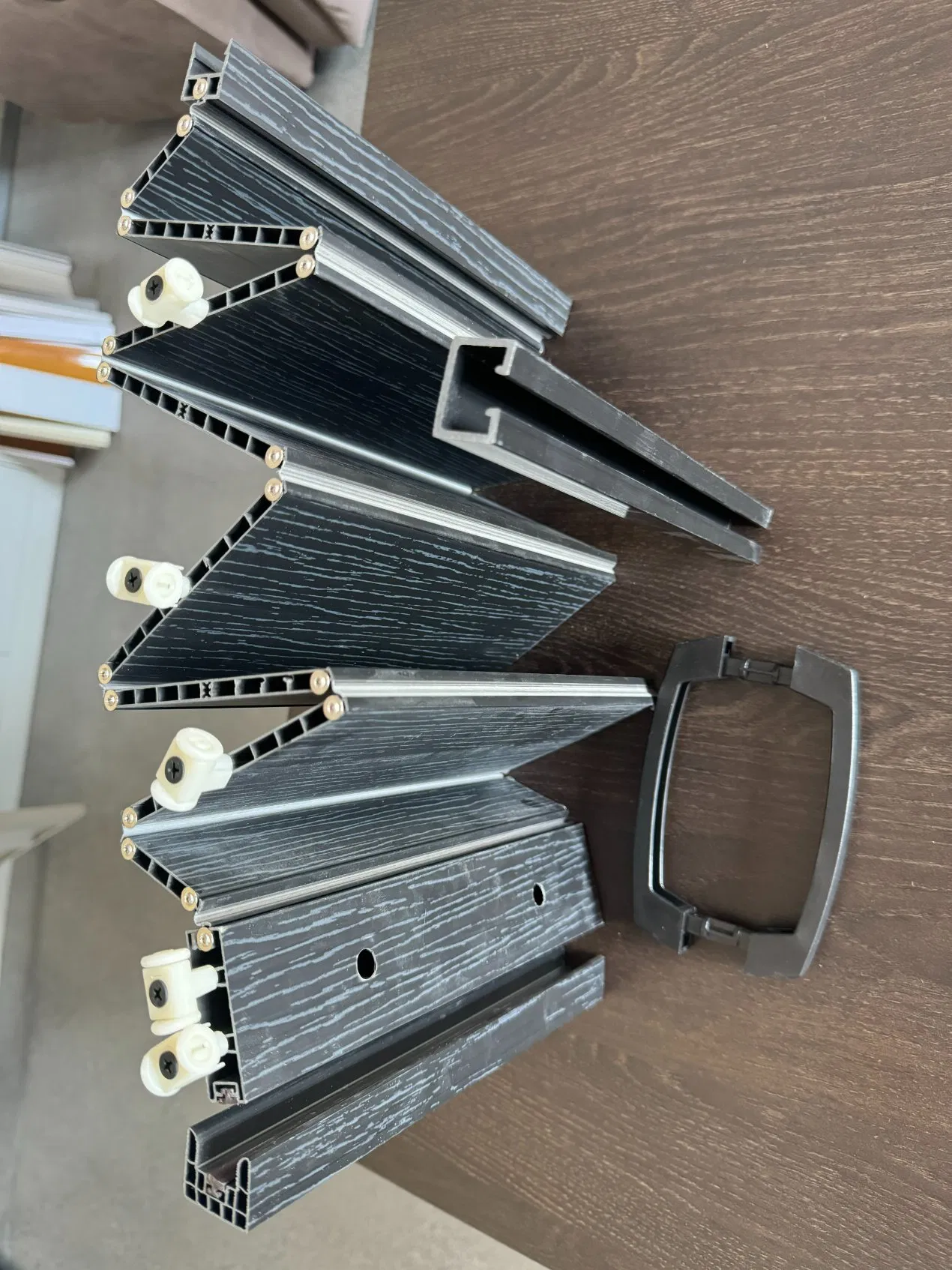 Hot Sell Wholesale Top Quality House Design 10mm Glass PVC Folding Door