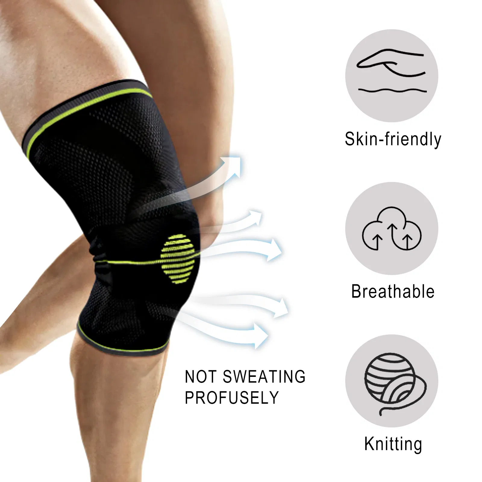 Yarn Made Kneelet Cotton and Polyester Knee Pads Knee Protectors