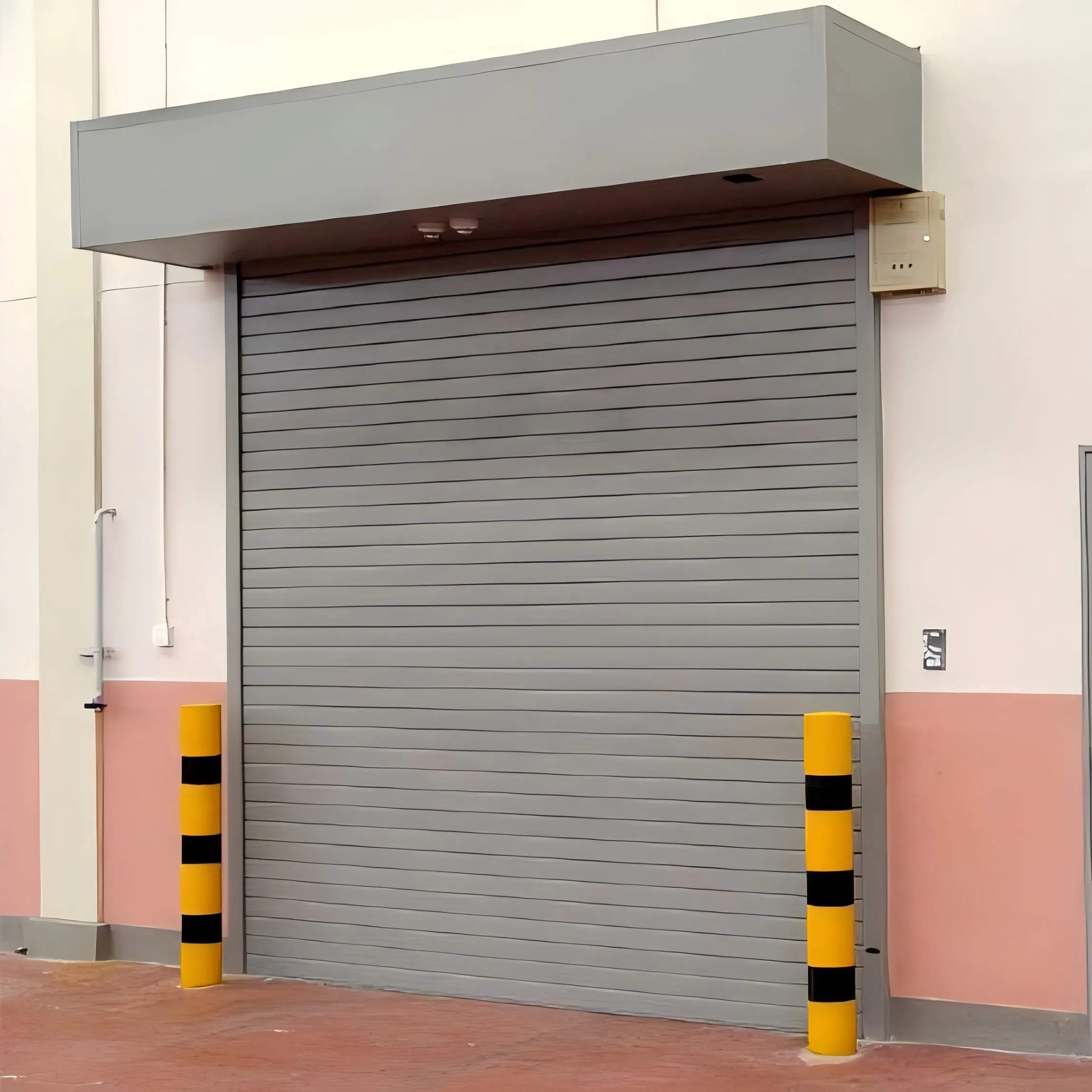 Fully Automatic Industrial High-Speed Galvanized Steel/Stainless Steel Quick Rolling Shutter Door