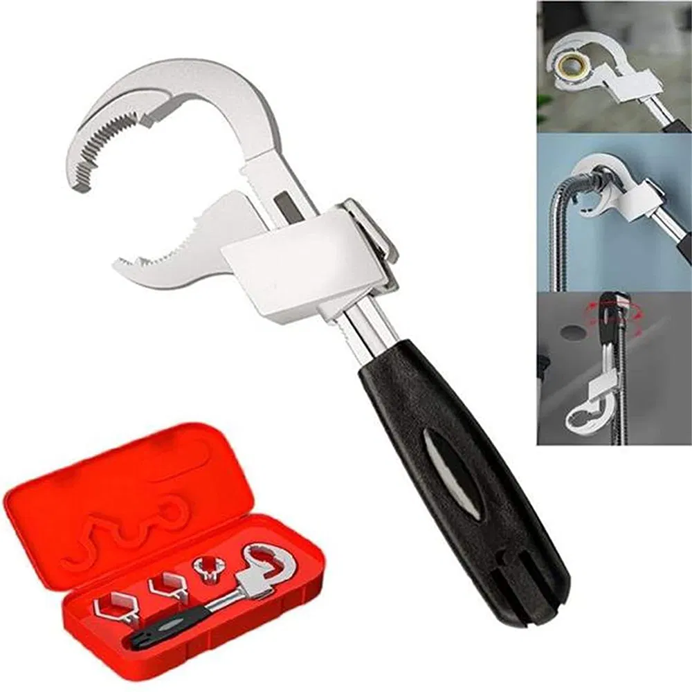 Faucet Wrench 4-in-1 Multifunctional Adjustable Double-Ended Ez28987