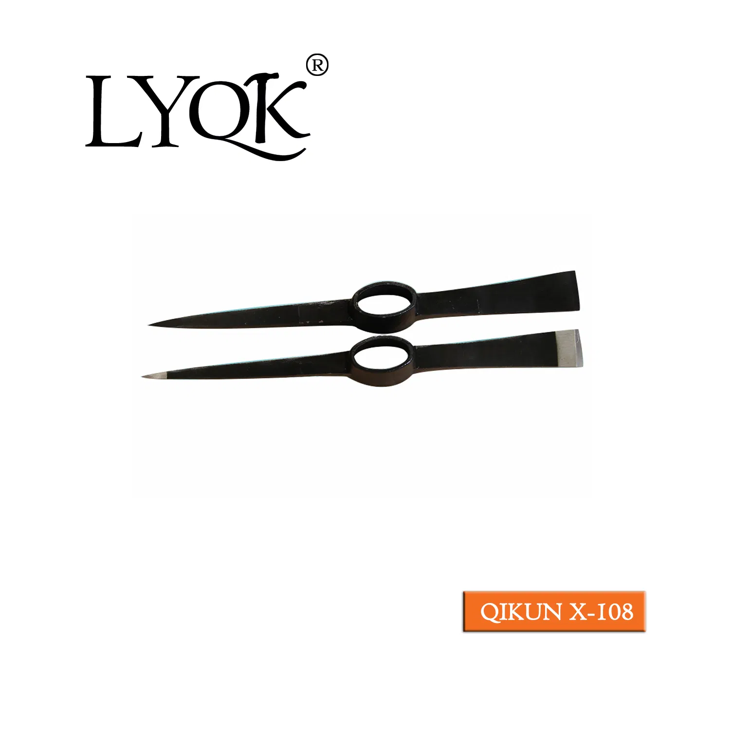 X-104 High Quality Rail Steel 65mn Agriculture Farm Garden Hardware Hand Tools Pick Head Mattock Pickaxe