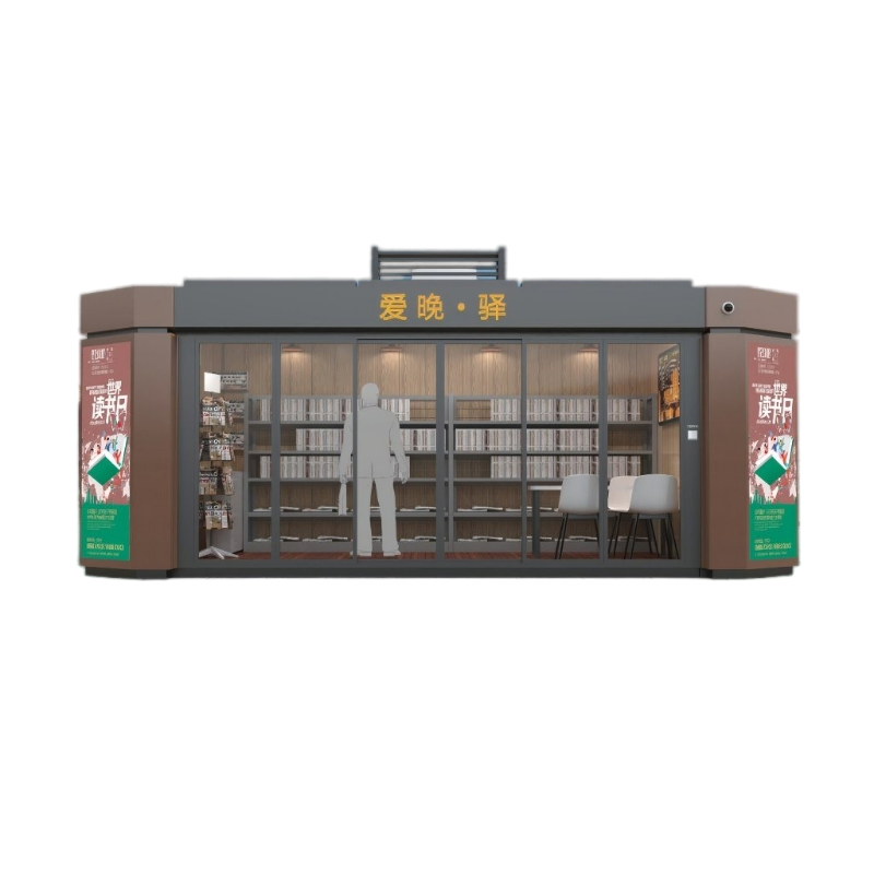 24-Hour Mobile Self-Service Vending Machine Kiosk for Snacks and Drinks