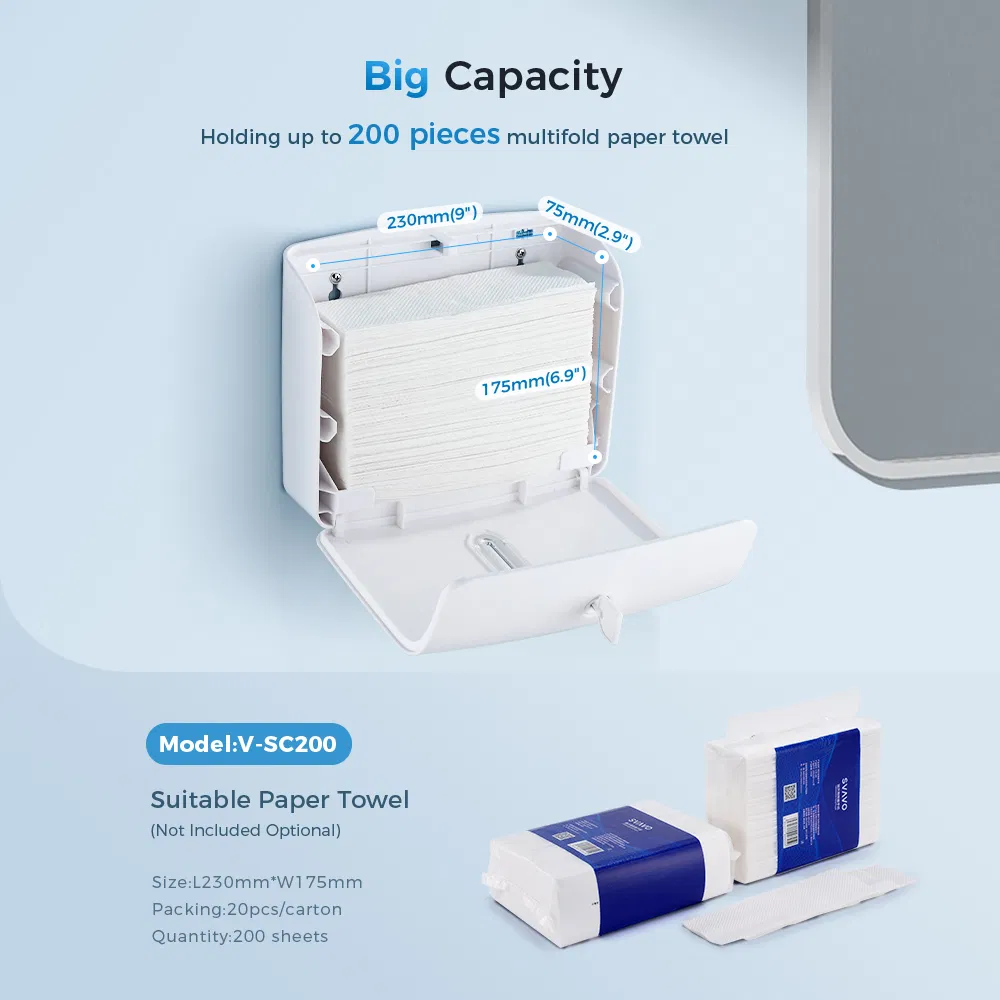 Настенный держатель для бумажных полотенец ABS пластик