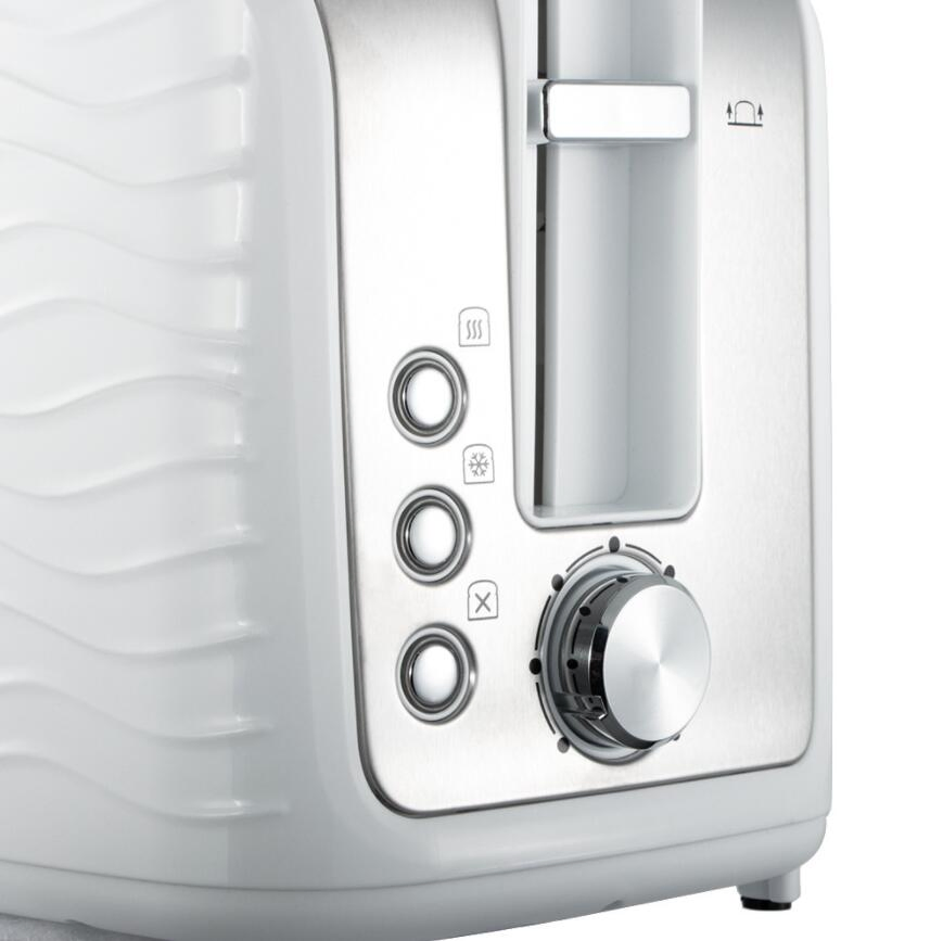 Customized Automatic Electric Breakfast Double Side Heating 2 Slice Toaster