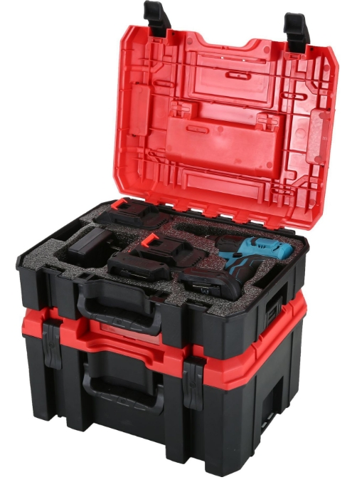 21V Cordless Power Tool Set Combo Brushless Tool Set with 2 Batteries Fast Charger for Professional DIY Use