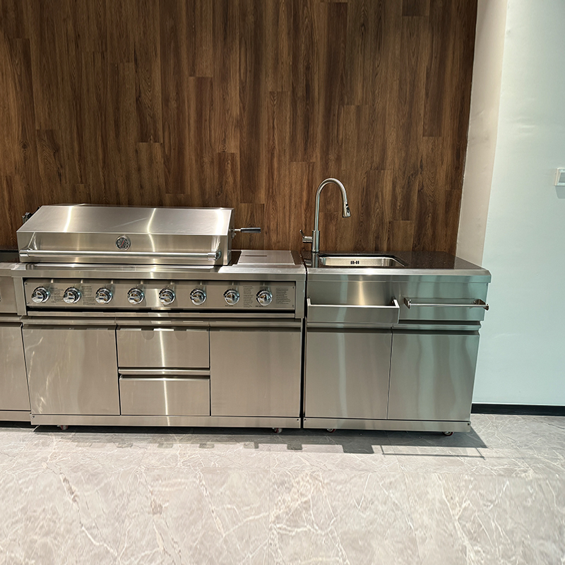 Metal Home Use Stainless Steel Kitchen Cabinet
