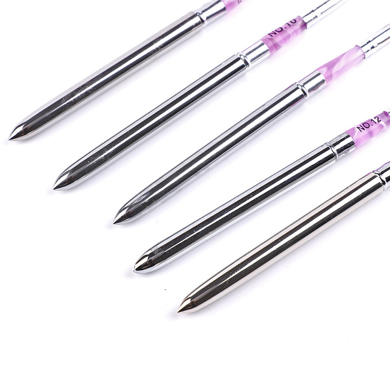 Silverr Handle Brush on Nail Glue Private Label Nail Acrylic Brush Brush for Nails