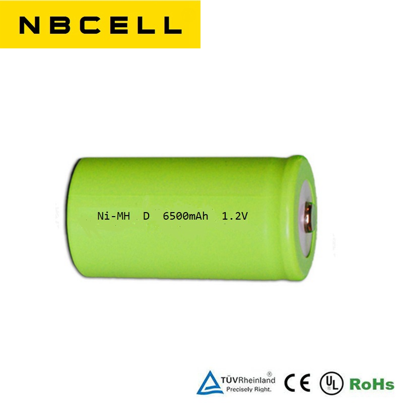 NiMH 1.2V D Size 6500mAh Rechargeable Battery Ni-MH Battery