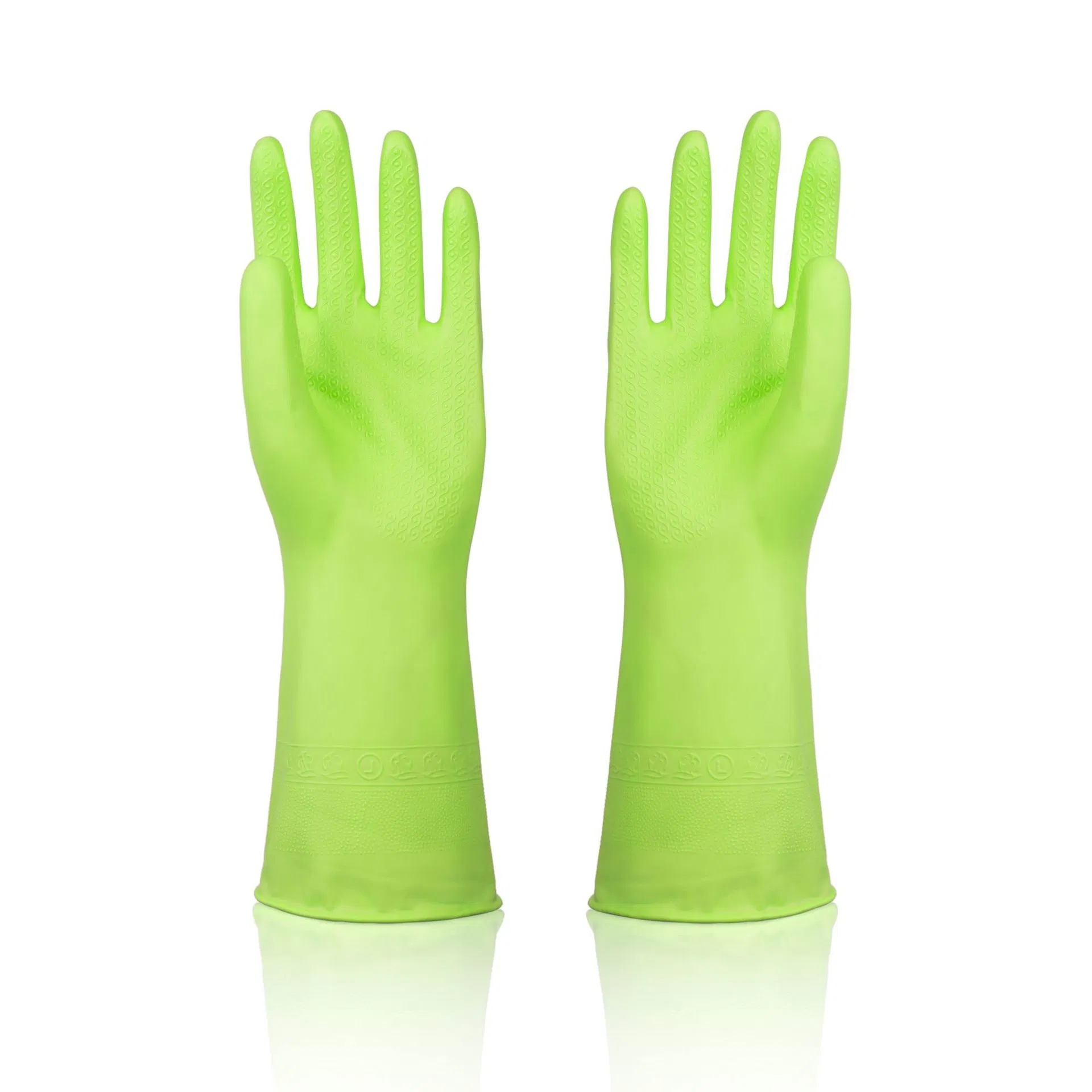 Water Proof Latex Household Gloves Pink Color for Cleaning or Kitchen Use