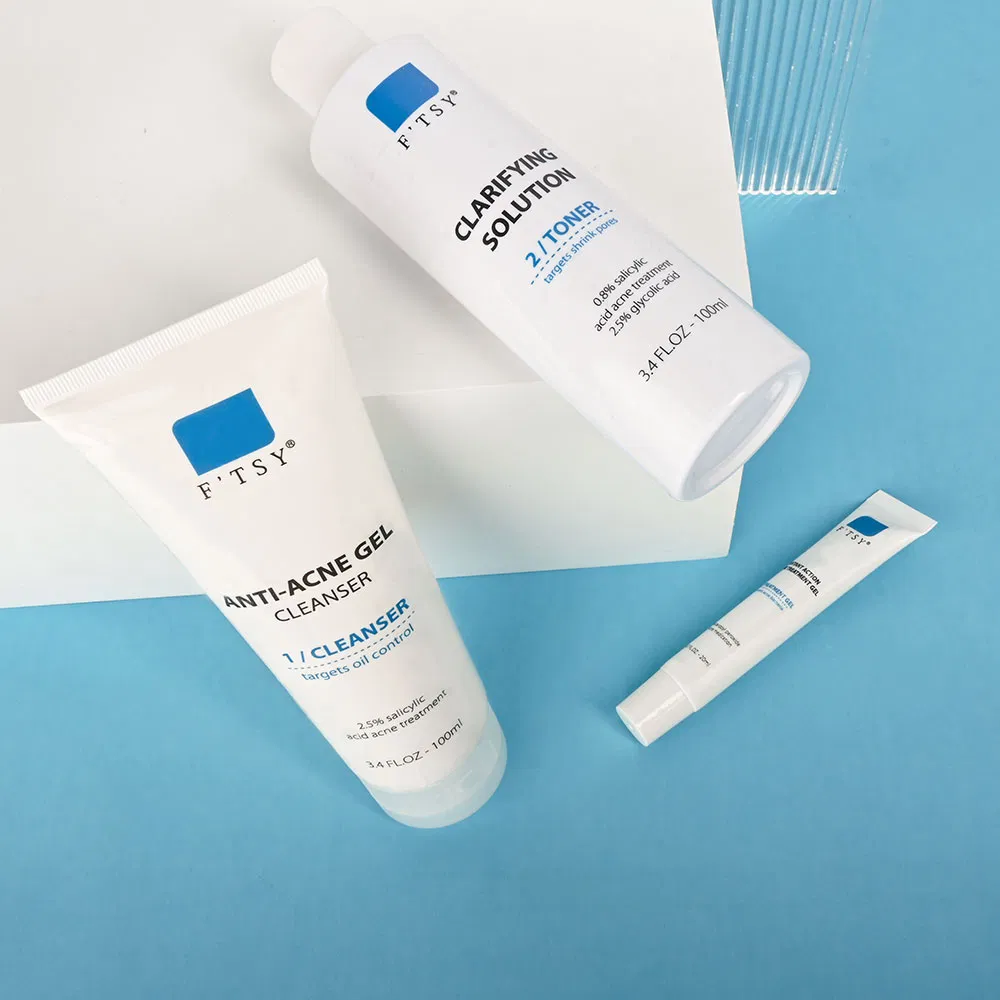 Hot Selling Skin Care Set Salicylic Acid Acne Pores Minimizing Blemishes Acne Prone Skincare Essentials Set Kits