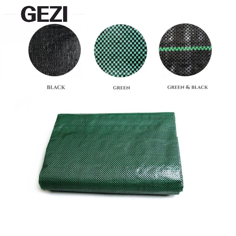 PP Woven Membrane Ground Cover Anti Grass Weed Control Cloth Blocker Mulch Film Landscape Fabric Barrier Weed Mat
