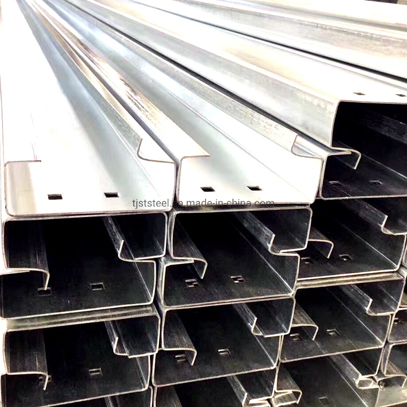 Strut Mild Slotted Channel/Metal U Channel/Unistrut Sizes Galvanized Structural Hot Dipped Galvanized Unistrut C Channel Steel Perforated C Channel From China