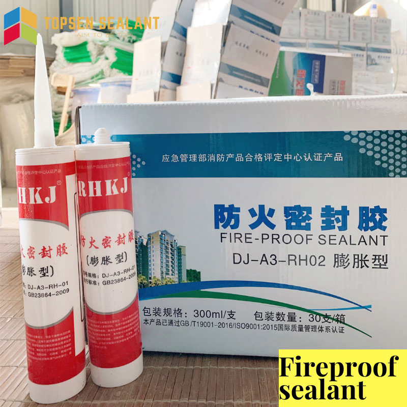 Red Color Intumescent Firestop Acrylic Duct Sealant