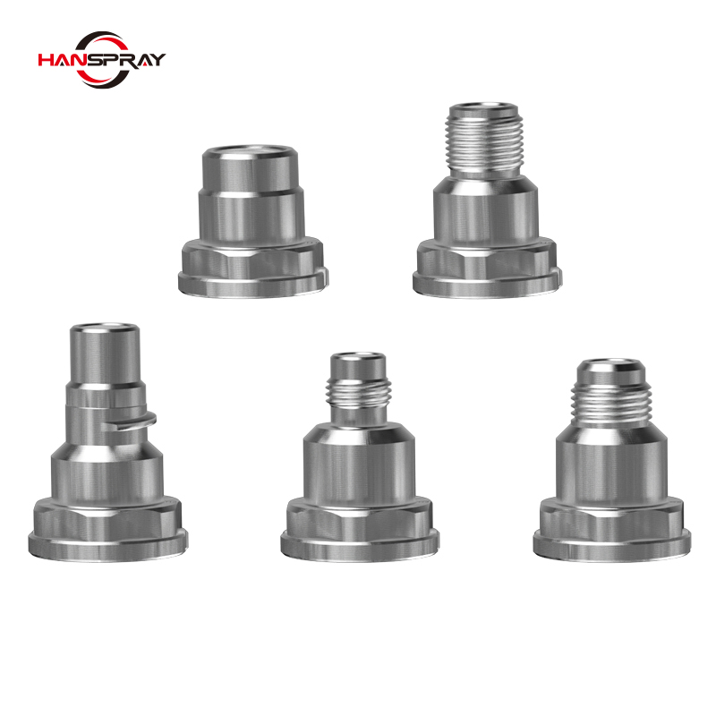 Paint Spray Gun Disposable PP Cup Connector Threaded Adaptor