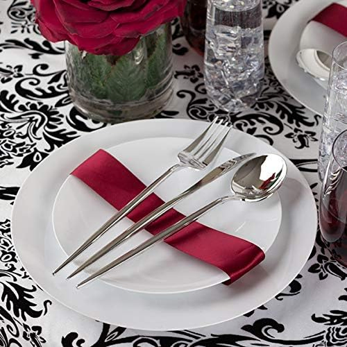 Premium Heavy Duty Silver Plastic Cutlery Set for Events