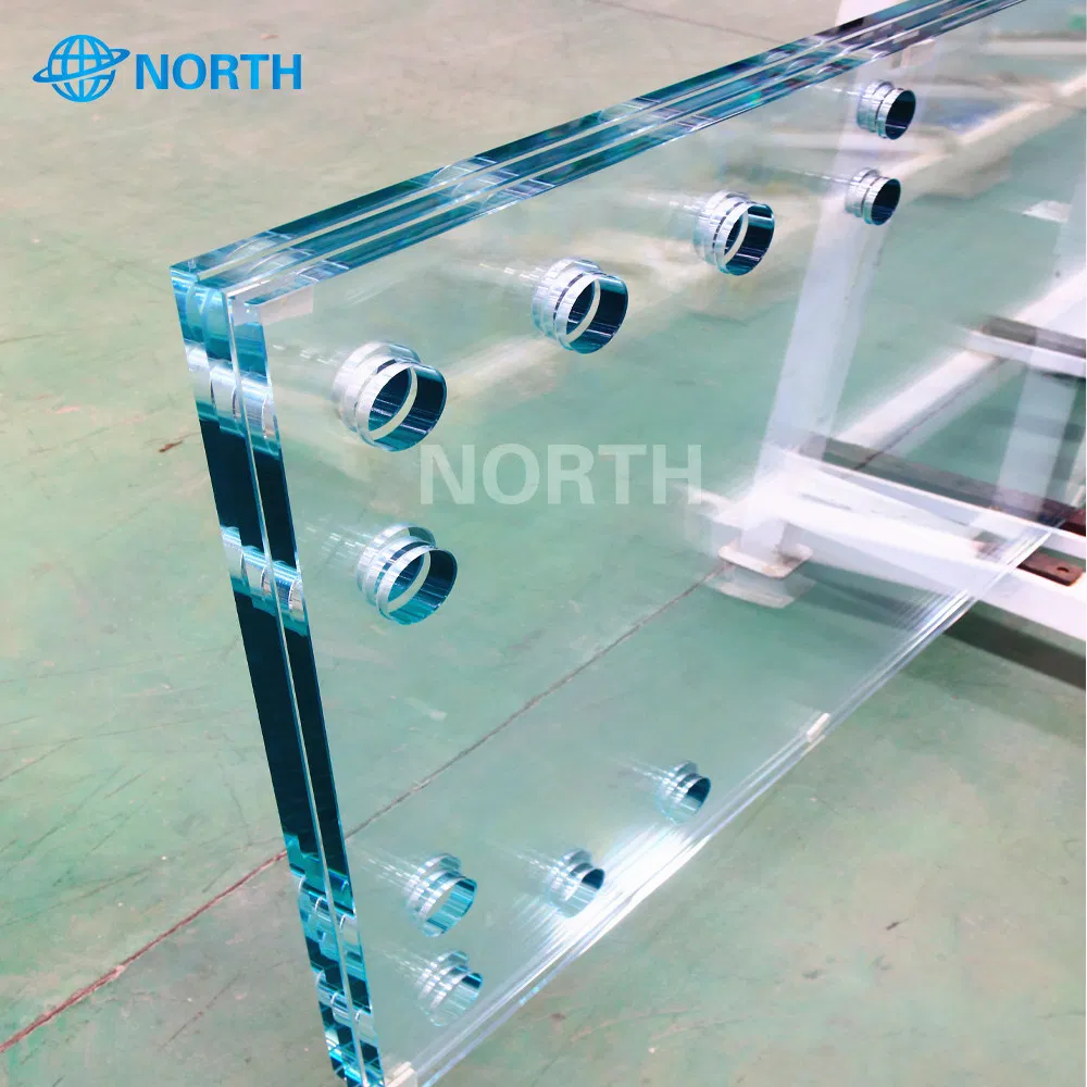 Gradient Acid Etched Ultra Clear Glass Frost Glass for Partition