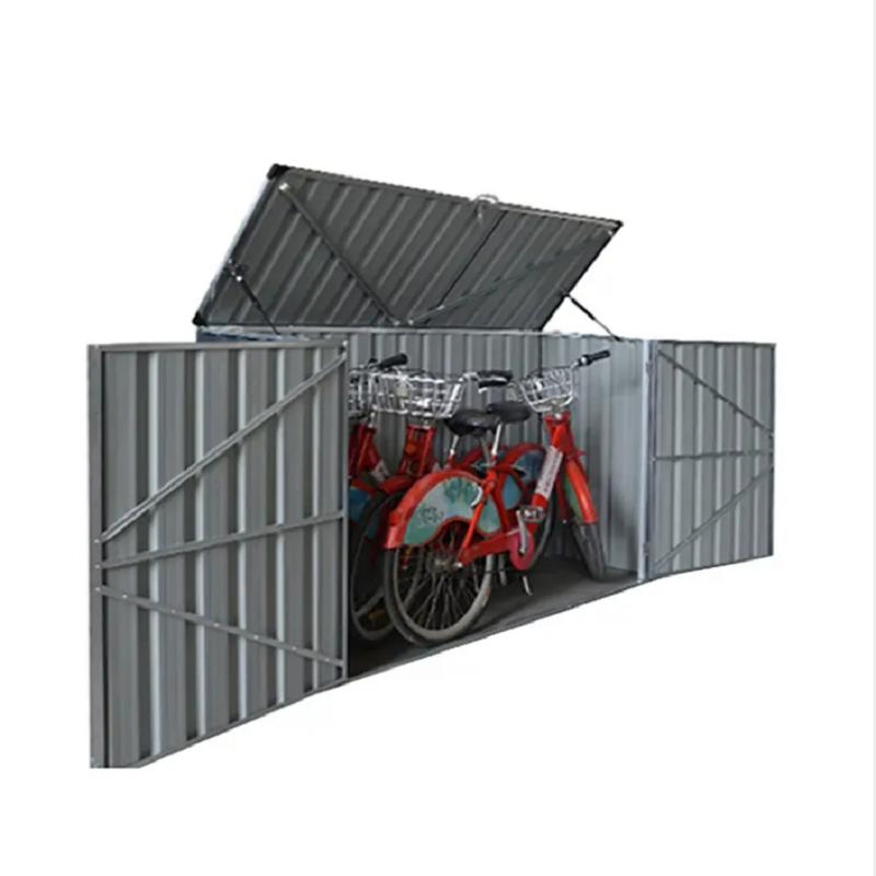 Outdoor Metal Garden Bike Shed Steel Garden Storage Box