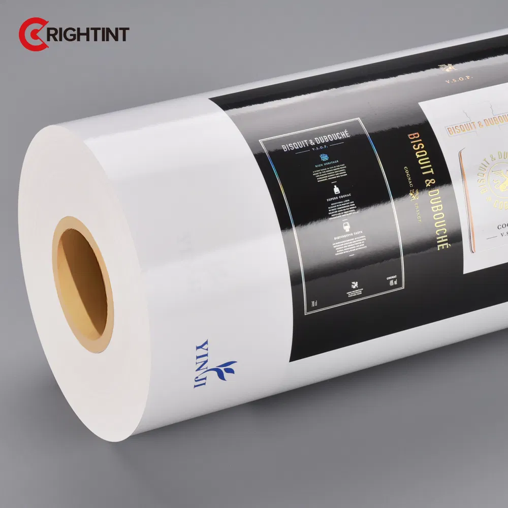 Acrylic Adhesive Packaging PET jumbo roll sticker paper with Good Service