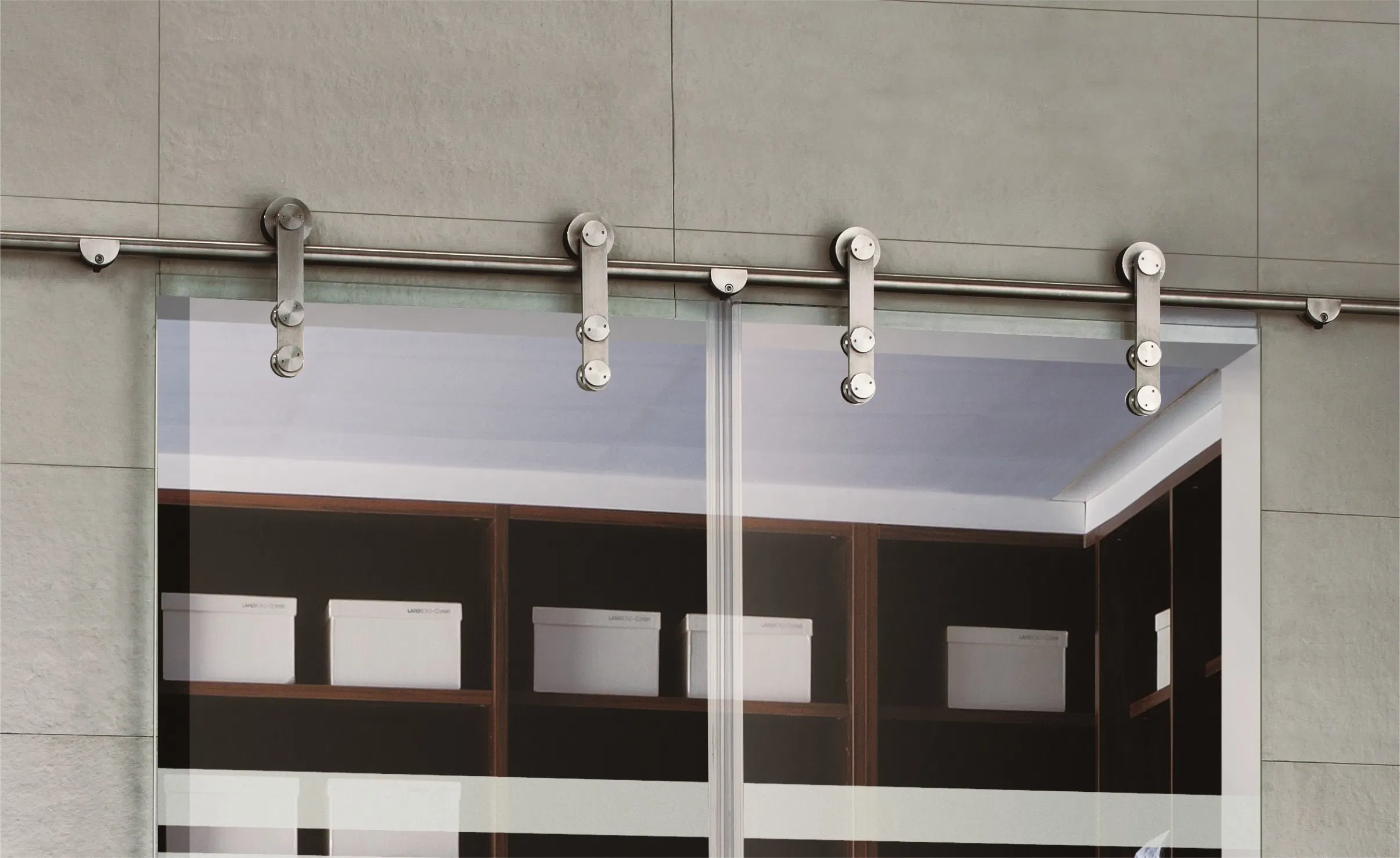 OEM Bathroom Fittings Accessories Factory Direct-Sale ASTM-Standard Stainless-Steel Shower Enclosure Fittings Headedr Bar