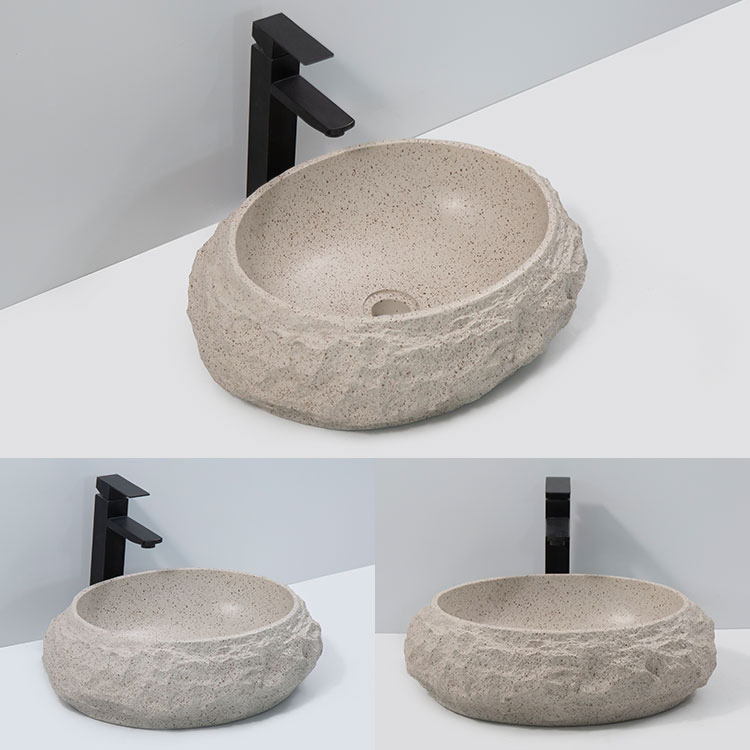 Раковина из искусственного камня для ванной комнаты