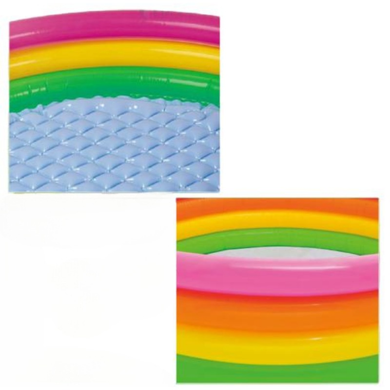 Fluorescent Colored Inflatable Children Swimming Pool Thick Material Baby Playing Bath Tub