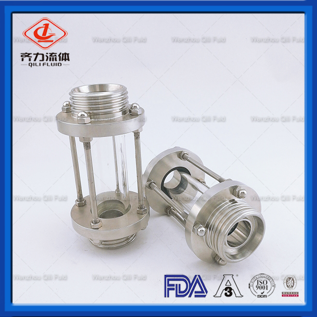 Good Grade Forged Sanitary Stainless Steel Threaded Sight Glass