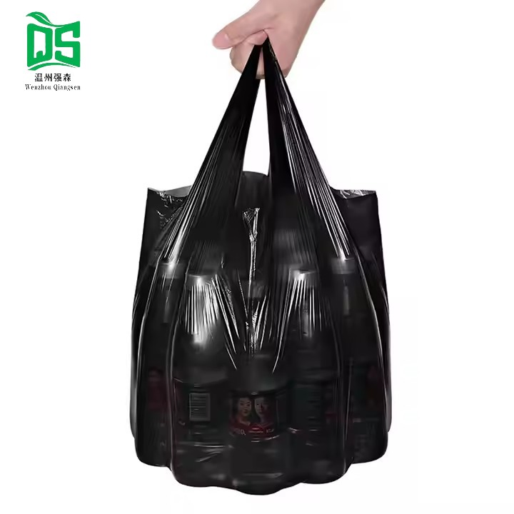 Biodegradable Garbage Bag Black 30 Rolls Rubbish Plastic Garbage Bag